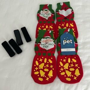 Dog/cat Christmas socks with velcro size L or XL